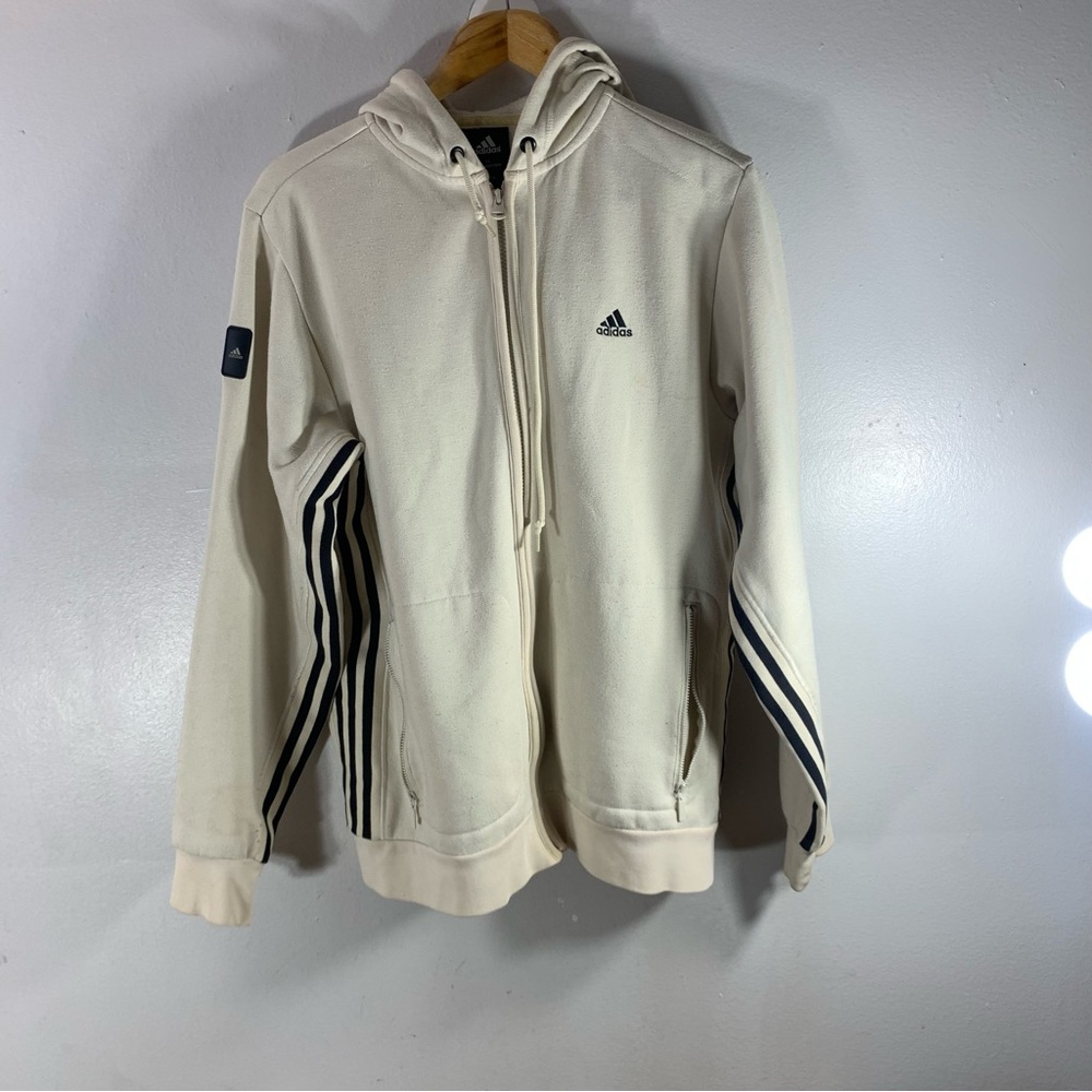 Adidas hoodie stripes sweat-shirt - Picture 4 of 11
